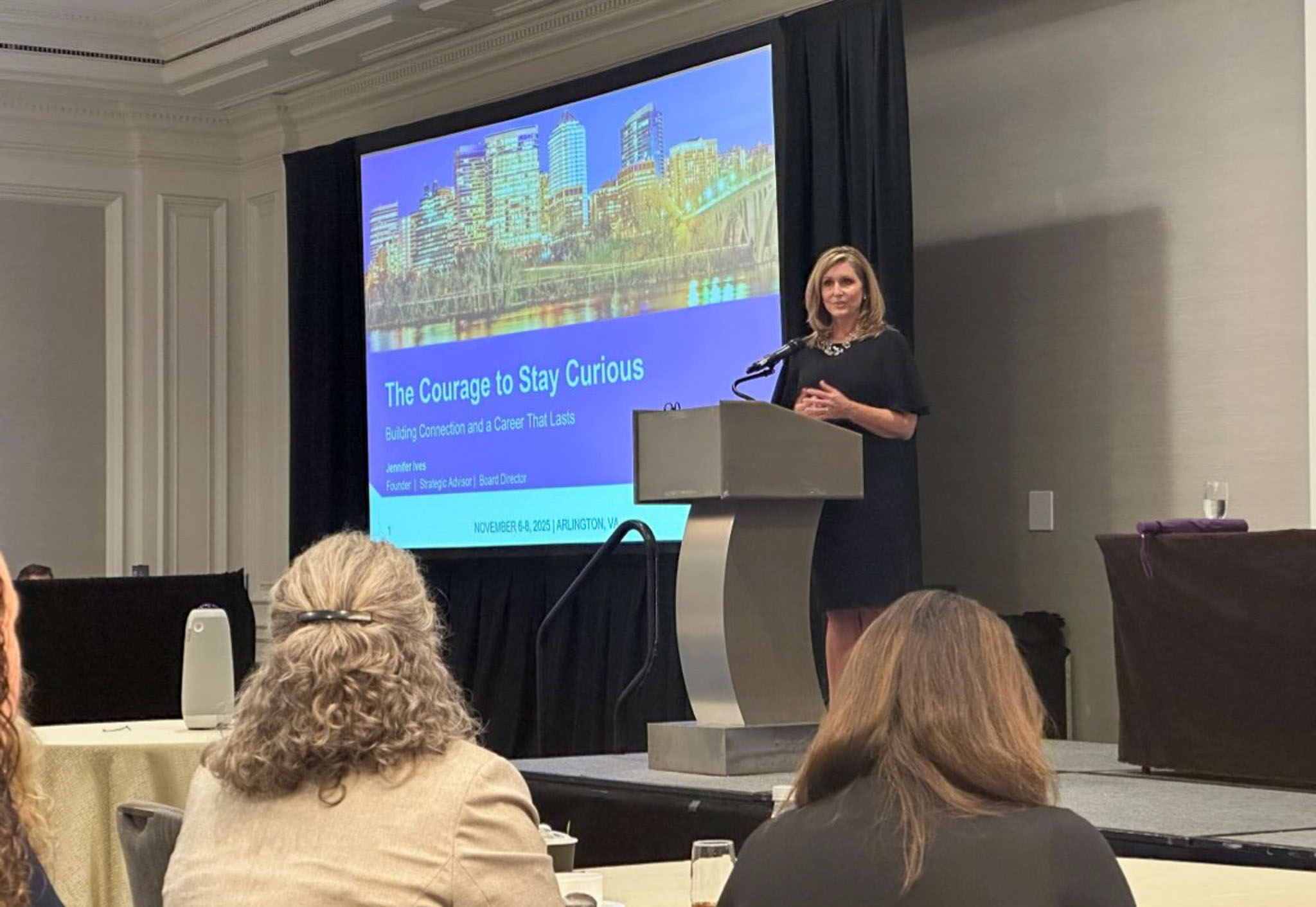 Jennifer Ives delivering keynote at IEEE 2025