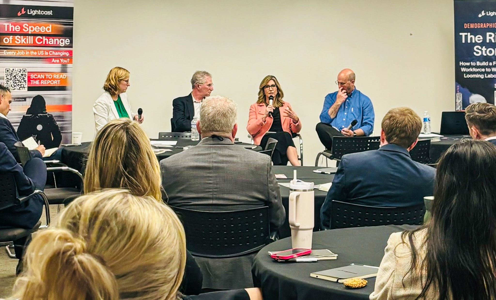 Jennifer Ives on panel at Lightcast event